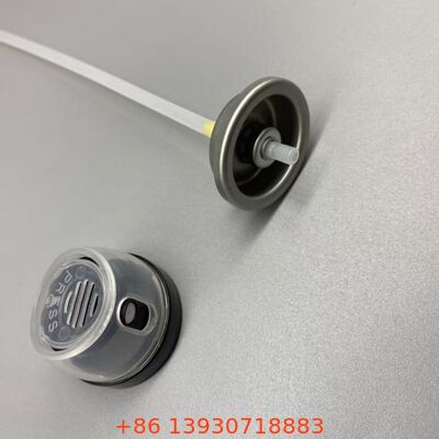 Valve d'aérosol déodorant étanche de 1 pouce avec distribution à 360° et conception anti-colmatage pour formules anti-transpirantes et sportives