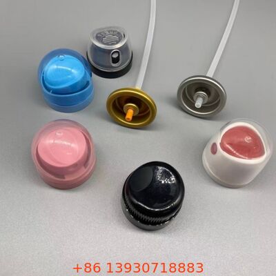Valve de pulvérisation de déodorant à l'épreuve des fuites et résistante aux obstructions avec technologie de distribution à 360° et adaptée universellement aux canettes d'aluminium standard