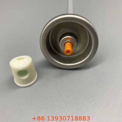 Valve à colle pour cheveux en aérosol avec buse anti-embouteillage de brouillard de précision et construction résistante aux produits chimiques pour les soins capillaires professionnels