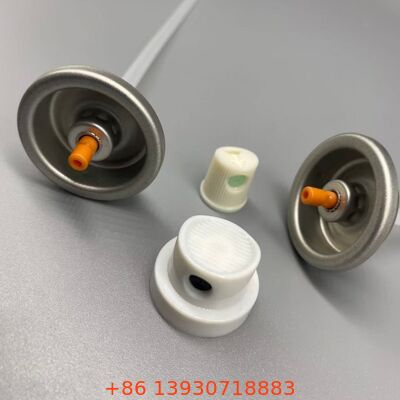 Valve à colle pour cheveux en aérosol avec buse anti-embouteillage à brouillard de précision et construction résistante aux produits chimiques pour une utilisation en salon