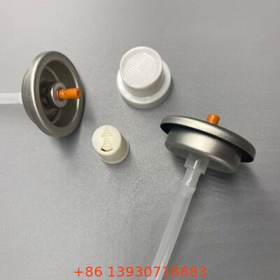 Valve de contrôle de pulvérisation de colle capillaire, vanne de pulvérisation d'aérosol et vanne de distribution adhésive pour les applications d'emballage de colle de coiffure