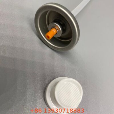 Valve à colle pour cheveux en aérosol avec buse anti-embouteillage de brouillard de précision et construction résistante aux produits chimiques pour les soins capillaires professionnels