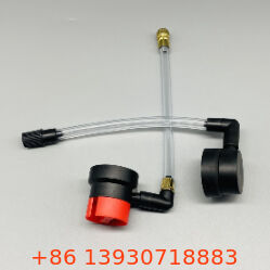 Valve de gonflement de pneus en laiton à usage lourd avec conception de verrouillage sécurisé et composants en caoutchouc renforcé