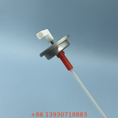 Vanne aérosol à dosage précis avec tige métallique et débit de pulvérisation réglable pour une résistance aux fuites