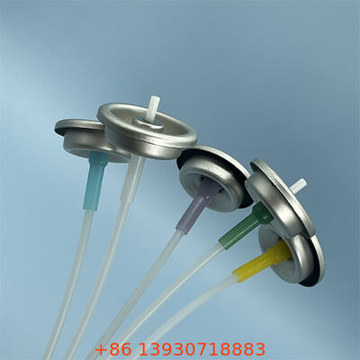 Valve à aérosol à coupe en aluminium de 1 pouce pour produits à aérosol à pulvérisation à dose mesurée