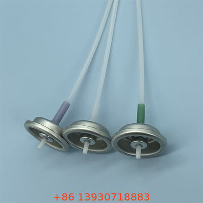 Vanne aérosol graduée de 1 pouce avec système de distribution mesurée et couleur d'actionneur personnalisable