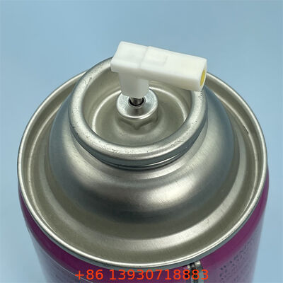 Vanne aérosol à dosage précis avec tige métallique et débit de pulvérisation réglable pour une résistance aux fuites