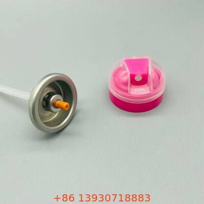 Valve d'aérosol de précision pour le déodorant à pulvérisation corporelle avec conception imperméable, ressort en acier inoxydable et longueur de tube de trempage personnalisable