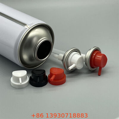 Valve aérosol zéro déchet à 360 degrés avec évacuation complète du contenu pour lubrifiants