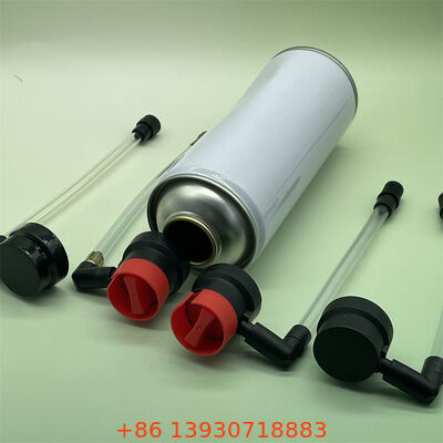 Valve à pulvérisation de colle de réparation de pneus avec buse pour réparation d'urgence automobile et applications d'étanchéité rapide des pneus
