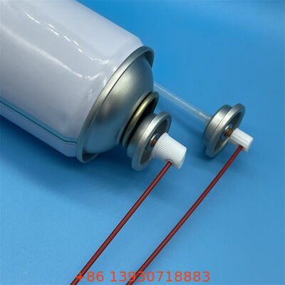 Valve à aérosol de précision pour la pénétration des canettes à pulvérisation de lubrifiants