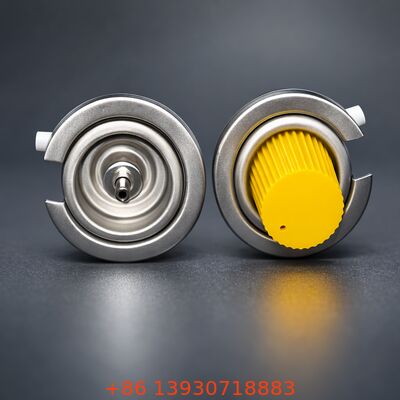 Valve à gaz butane en fer blanc de 1 pouce avec valve aérosol étanche pour réchauds portables