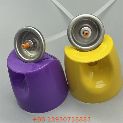 Valve d'aérosol insecticide à base d'eau avec débit élevé, contrôle de débit réglable et joint étanche