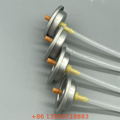 Valve d'aérosol insecticide à base d'eau avec débit élevé, contrôle de débit réglable et joint étanche