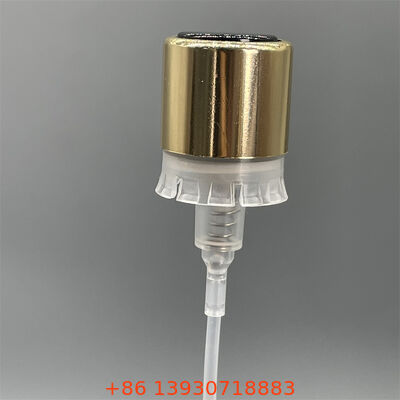 Valve de parfums en aluminium, vanne de distribution de parfums, vanne aérosol métallique pour emballage de canettes de parfums, vanne de contrôle de brouillard fin pour l'utilisation de bouteilles de parfums