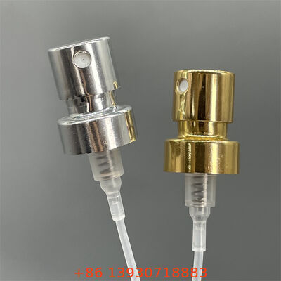 Pompes à parfums en aluminium mat, buse de pulvérisation de parfums métalliques pour bouteille de parfums cosmétiques