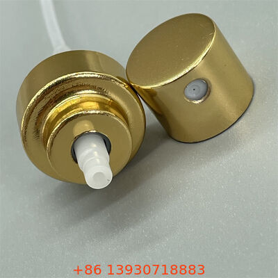 Pompes à parfums en aluminium mat, buse de pulvérisation de parfums métalliques pour bouteille de parfums cosmétiques