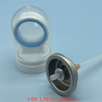 Valve d'aérosol de pulvérisation de protection solaire OEM, pour pulvérisation cosmétique SPF et emballage de canette d'aérosol de soins de la peau