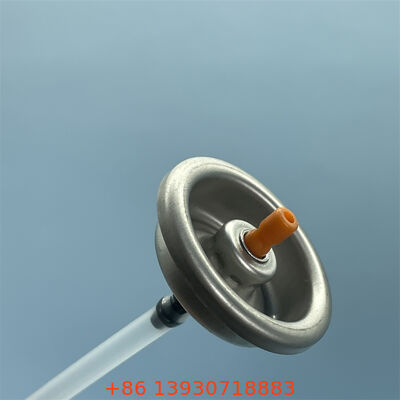 Vanne de pulvérisation ergonomique pour applications de pulvérisation d'aérosol pour chaussures et chaussettes