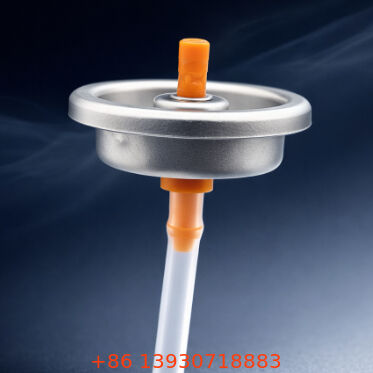 Valve de peinture aérosol masculine à haute étanchéité avec conception de couleur prétraite