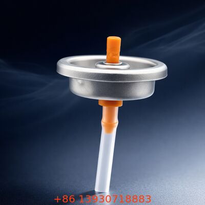 Valve de peinture à aérosol mâle raffinée avec étanchéité et finition précolorée