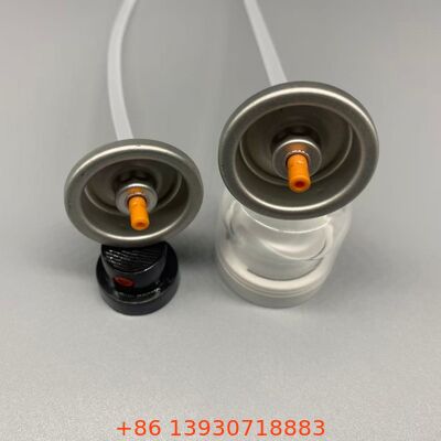 Valve de pulvérisation de shampooing sec en aérosol avec technologie de dispersion de poudre fine