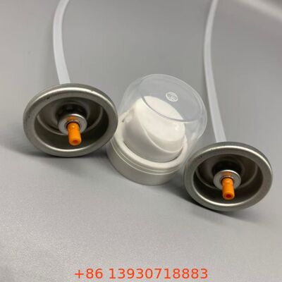 Valve de pulvérisation de shampooing sec en aérosol avec technologie de dispersion de poudre fine