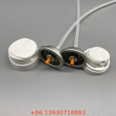 Valve d'aérosol pour shampooing sec avec technologie de distribution de poudre sans danger pour la couleur