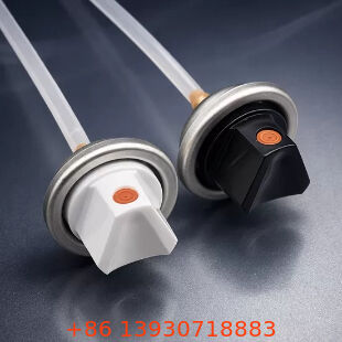 Valve d'aérosol de peinture mâle pré-colorée avancée pour emballage visuellement unifié