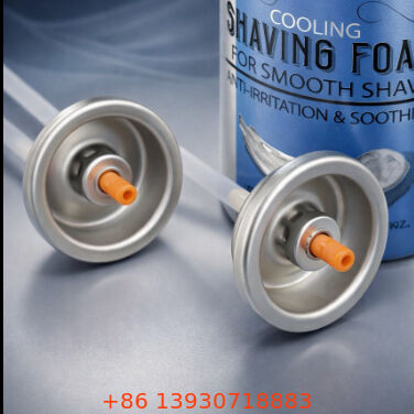 Valve d'aérosol pour mousse à raser à sortie équilibrée pour emballage cosmétique