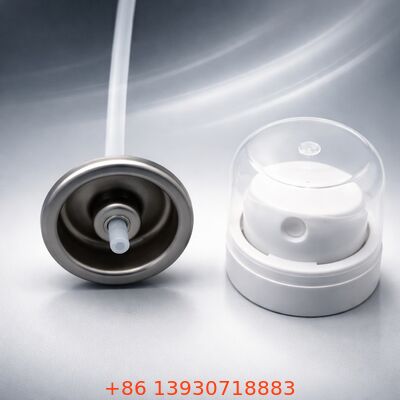 Valve pour déodorant corporel en aérosol avec conception anti-fuite et anti-colmatage et technologie de distribution à 360° pour canettes en aluminium à ajustement universel