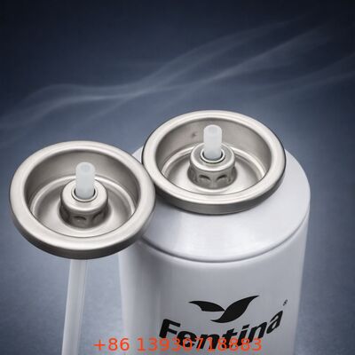 Valve pour déodorant corporel en aérosol avec conception anti-fuite et anti-colmatage et technologie de distribution à 360° pour canettes en aluminium à ajustement universel