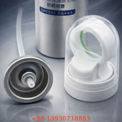 Pompe doseuse pour crème solaire avec distribution contrôlée, construction en fer blanc et plastique pour diverses formulations de lotion