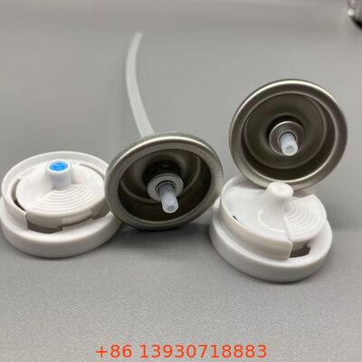 Valve de pulvérisation antibactérienne pour aérosol à action rapide avec atomisation à séchage rapide et protection hygiénique