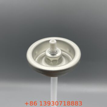 Une vanne aérosol en fer blanc d'un pouce pour les applications de shampooing sec à base de poudre