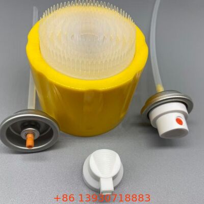 Couvercle de distribution de nettoyeur de mousse, couvercle de pressage de mousse pour le nettoyage ménager Liquide Standard Foam Output Packaging