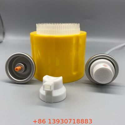 Ventilateur aérosol professionnel de nettoyage de mousse avec bouchon de pinceau de frottement pour le détail automobile