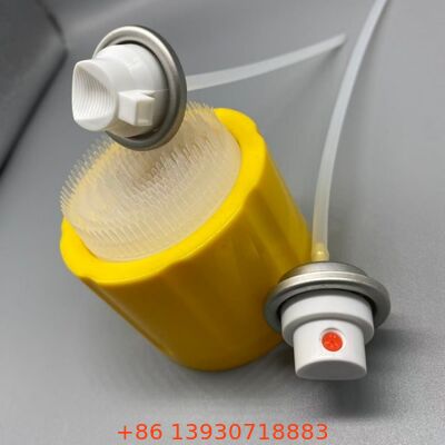 Valve aérosol à mousse de nettoyage automobile à haute densité avec contrôle de mousse de précision et matériaux résistants aux produits chimiques