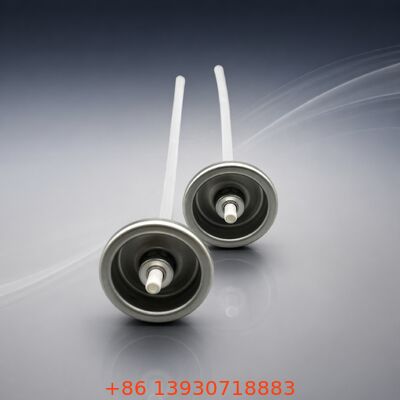 Valve de pulvérisation de shampooing sec en aérosol avec brouillard en poudre fine pour un fonctionnement à 360 degrés et des performances sans résidus