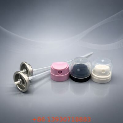 Valve à aérosol centrée sur les racines pour le shampooing sec avec matériau en fer blanc, utilisation verticale ou inversée et même distribution