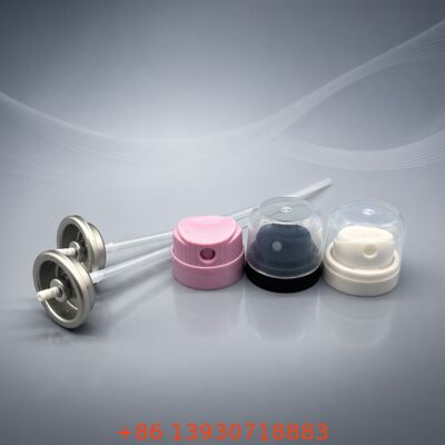 Valve aérosol à poudre de fer-blanc pour shampooing sec à usage droit ou inversé et formulations à base d'alcool