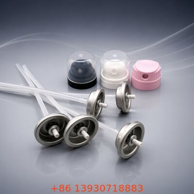 Valve aérosol à poudre de fer-blanc pour shampooing sec à usage droit ou inversé et formulations à base d'alcool