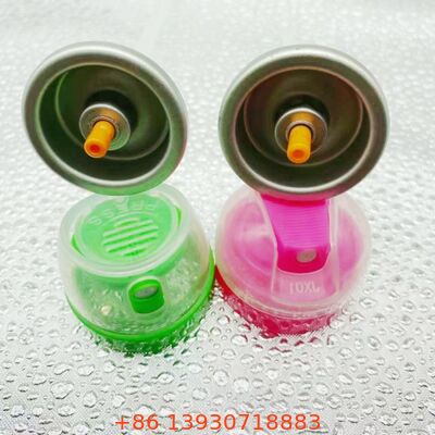 Valve aérosol de rafraîchisseur d'air avec modèle de pulvérisation réglable pour une couverture complète de la pièce et mécanisme à batterie