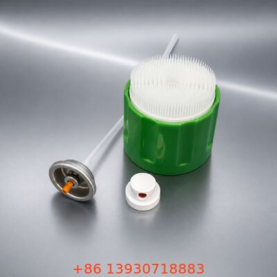 Valve d'aérosol pour nettoyeur de mousse de coupe de graisse avec conception à large orifice pour mousse à haute densité et matériaux résistants aux produits chimiques