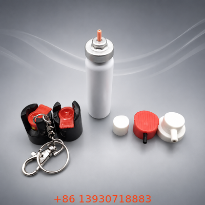 Appareil d'actionnement de soupape à pulvérisation de poivre Self-Defense Aerosol Dispenser Valve pour usage urbain Portable quotidien Compact fiable d'urgence