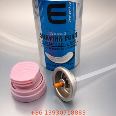 Valve à mousse de rasage à dispersion de mousse contrôlée avec conception résistante aux fuites pour divers récipients d'aérosols