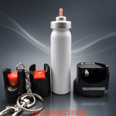 Appareil d'actionnement de soupape à pulvérisation de poivre Self-Defense Aerosol Dispenser Valve pour usage urbain Portable quotidien Compact fiable d'urgence