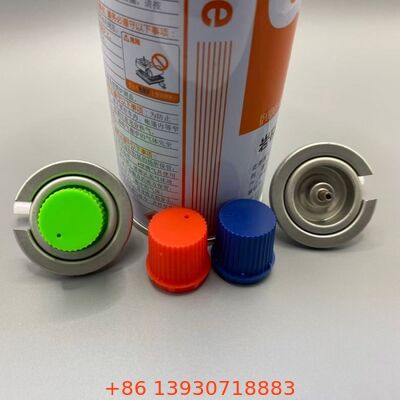 Valve à gaz de butane aérosol anti-flamme avec régulation de débit précise et performances anti-fuite