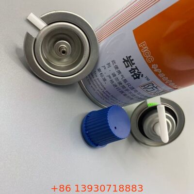 Valve à gaz de butane en aérosol avec buse DNM imperméable à la fuite, tolérance à haute pression et matériaux résistants aux produits chimiques pour le camping d'hiver et la cuisson à haute altitude