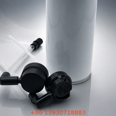 Valve de gonflage de pneu de précision d'un pouce avec construction en fer blanc et support OEM pour les applications d'aérosols